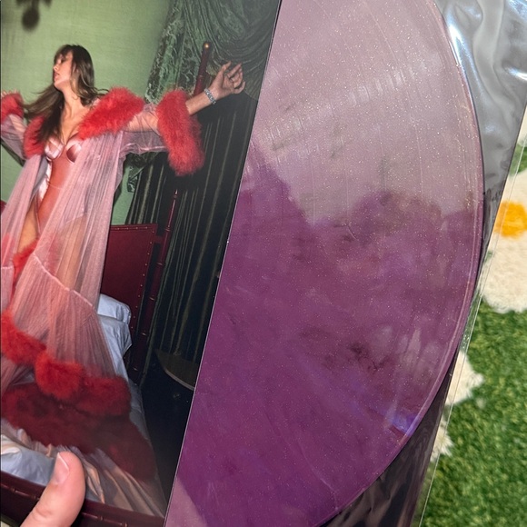 Shiny Bug Collection Violet Shimmer Marbled Vinyl Life of Showgirl Taylor Swift - Picture 8 of 9